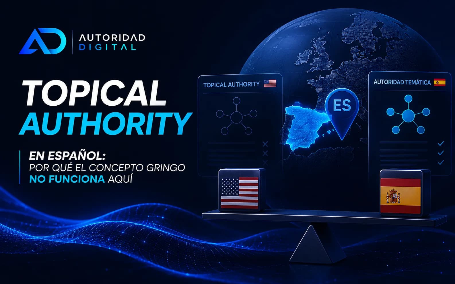 porque no funciona el topical authority en español